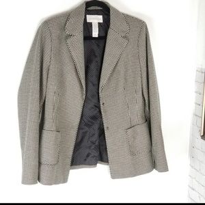 Liz Clayborn Houndstooth Blazer
